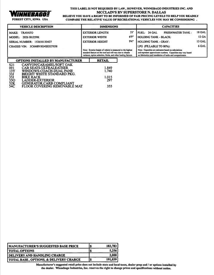 Travato/59K/2026 image-2