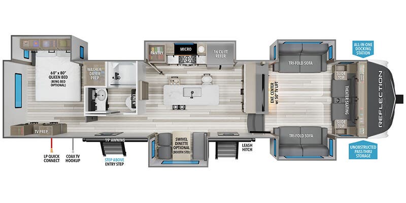 2026 Grand Design Reflection (Fifth Wheel) 360FLS for Sale