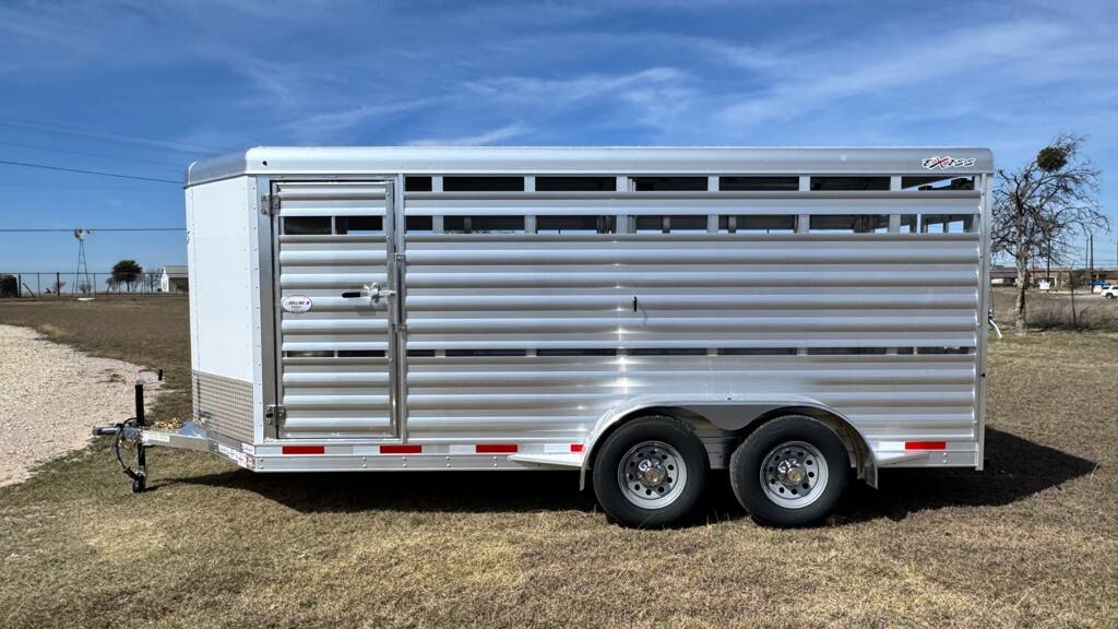 2026 Exiss Bumper Pull 16' Stock  Trailer
