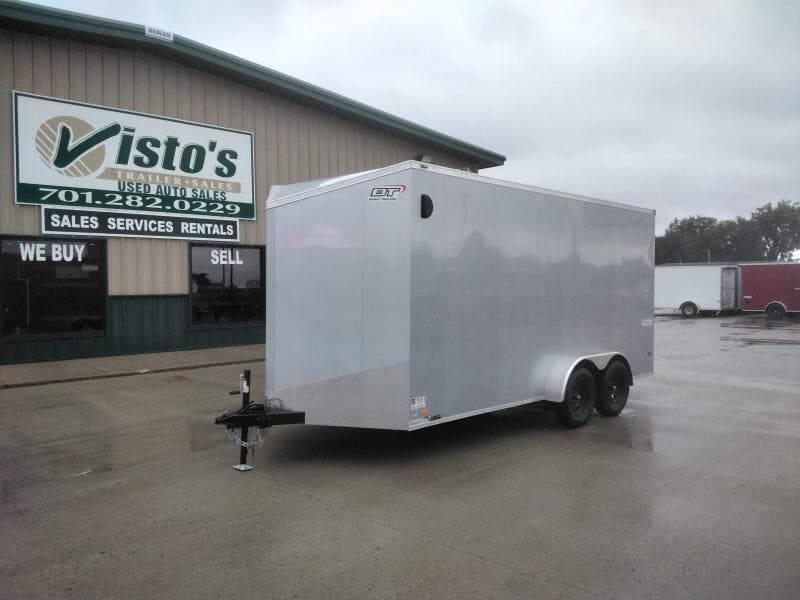 2025 Bravo Trailers 7'X16' Enclosed Trailer Silver 2025 Travel