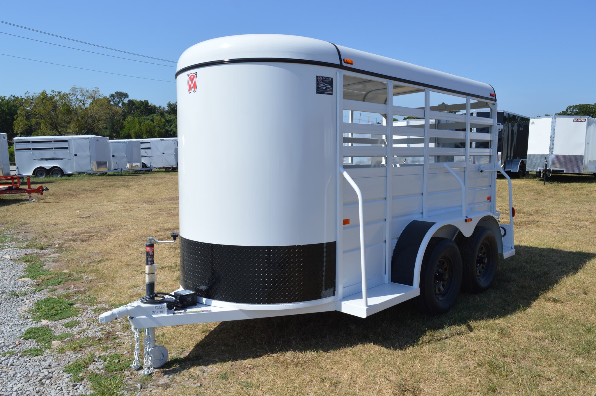 2026 WW ALL AROUND 5x12x6'2" BUMPER PULL STOCK TRAILER