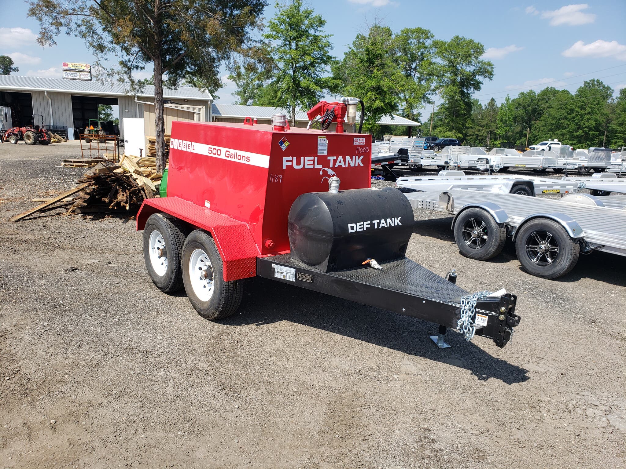2024 Industrias America 500 gal fuel trailer Red 2024 Travel Trailer