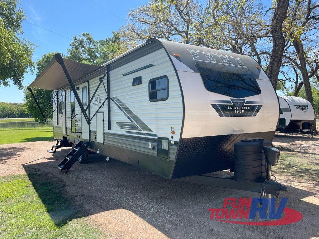 2024 Palomino Puma 31FKRK White 2024 Travel Trailer in San Angelo TX 7313786798 Used