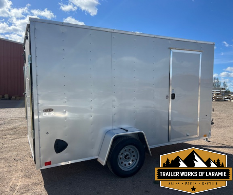 2024 Look 2024 Look Trailers 6X12 ST DLX Flat Top VNose en Silver