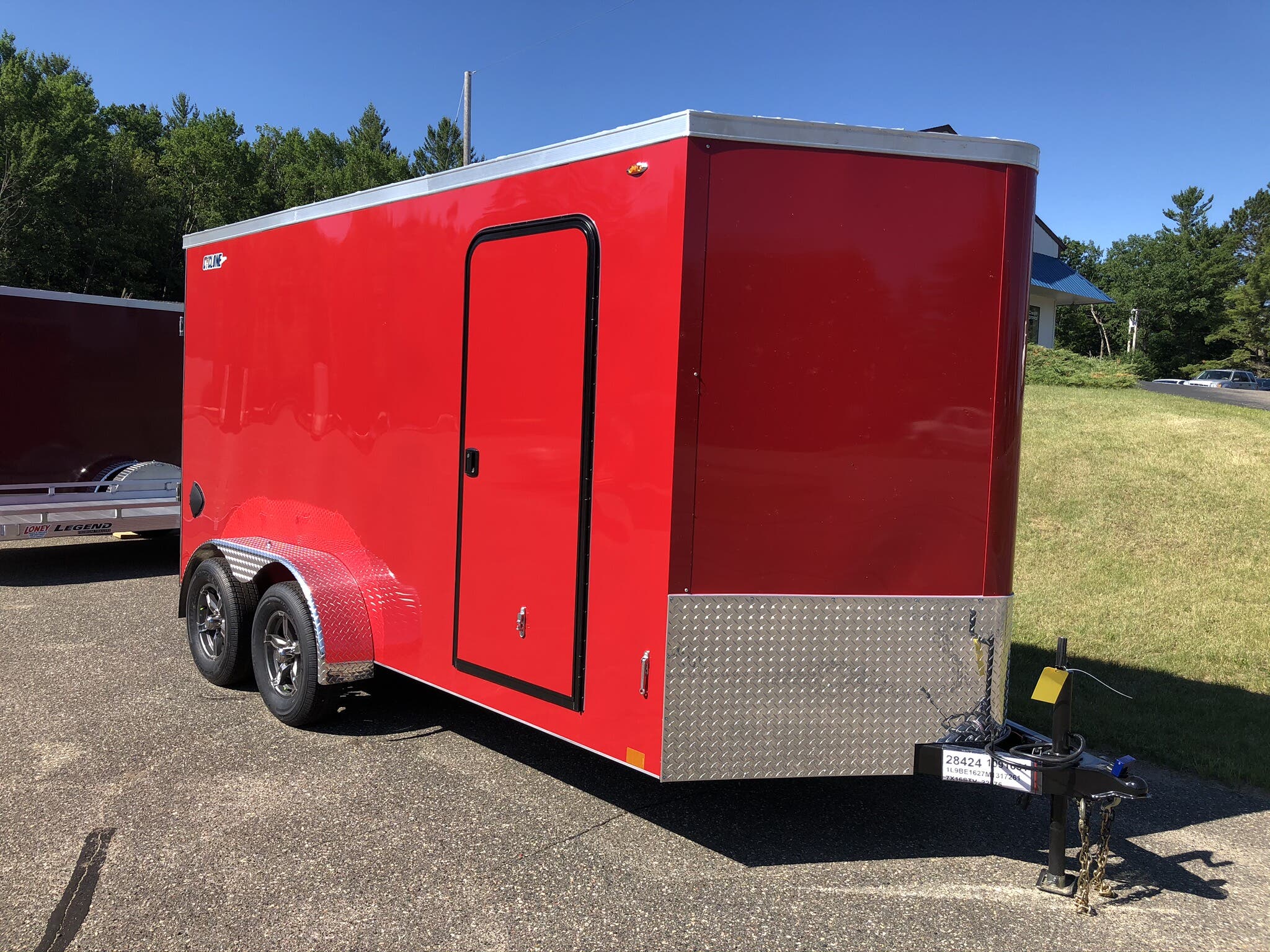 2021 Legend Trailers Legend CYCLONE STEEL V NOSE ENCLOSED | Red 2021 ...