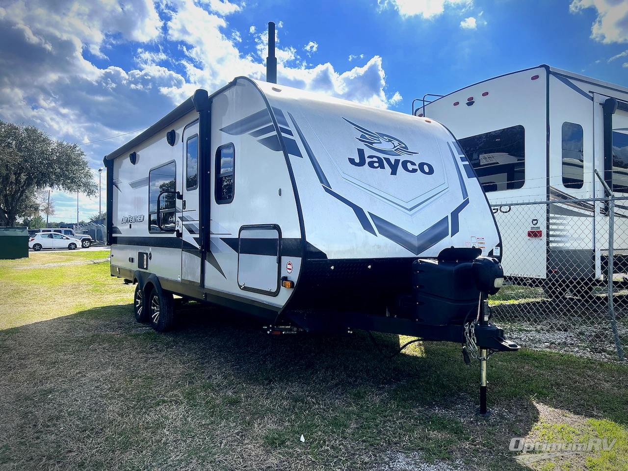 2023 Jayco Jay Feather — front three-quarter view